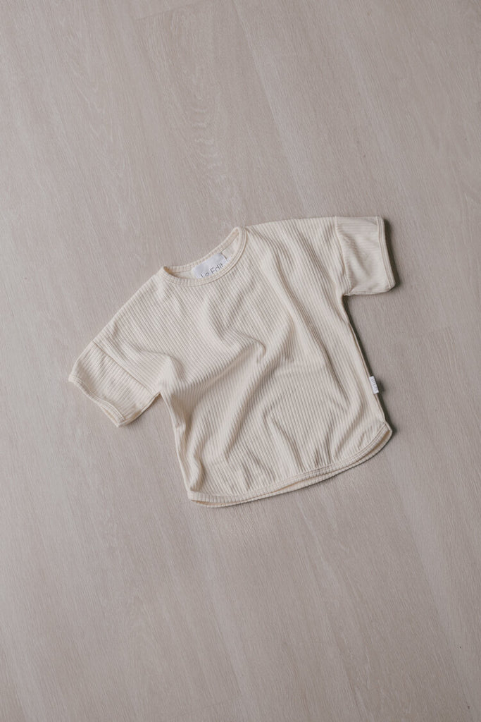 Butter Ribbed Tee