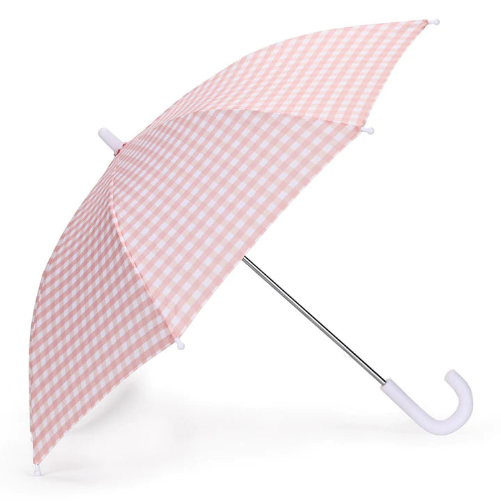 Pink Gingham Umbrella